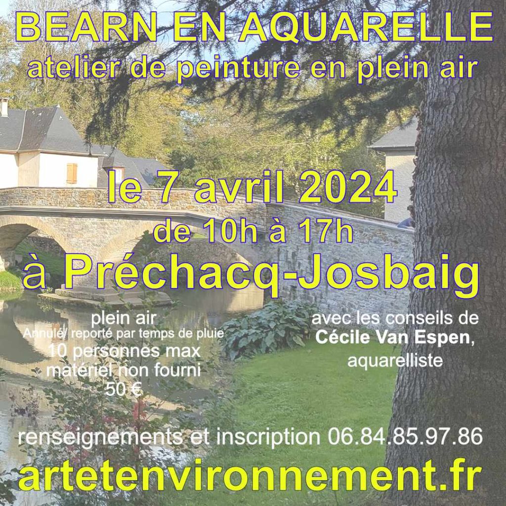 Béarn en aquarelle : Préchacq-Josbaig