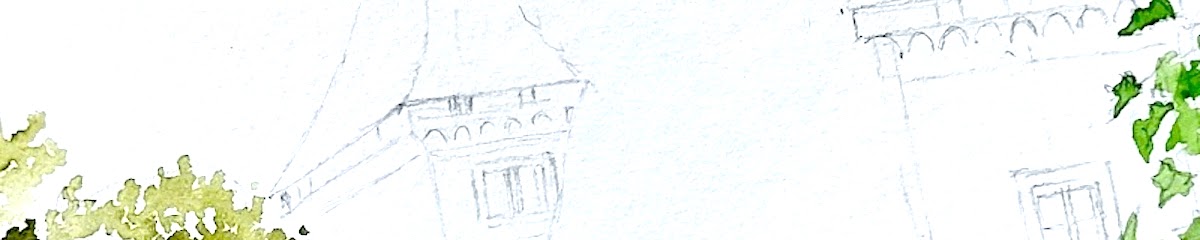 Atelier aquarelle en extérieur dans le parc du château de Pau (Basse-Plante,, le sujet du jour : traduire l'épaisseur du feuillage