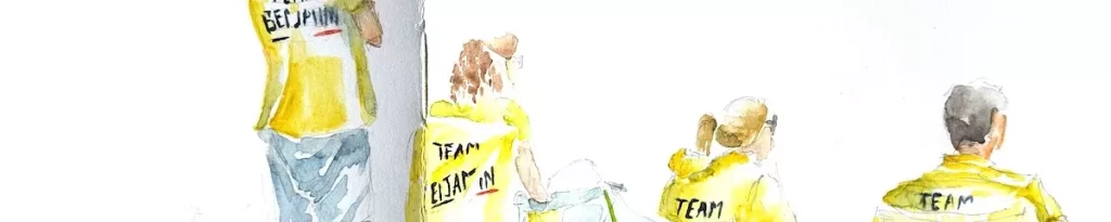 Pau Canoe bandeau : team Benjamin